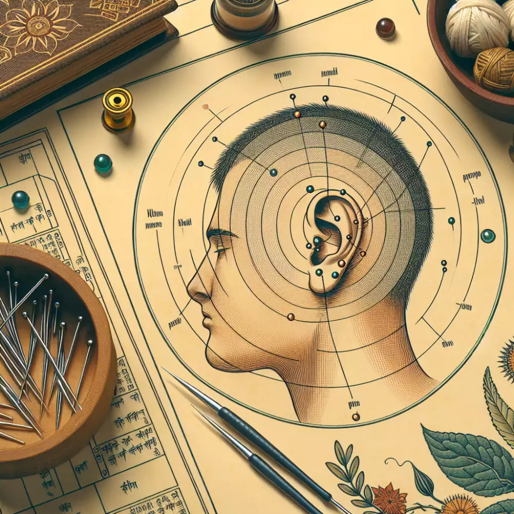 akupunkturní body ucho piercing